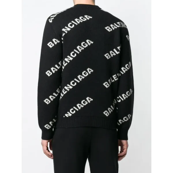 BALENCIAGA Allover Logo Sweater - Image 5