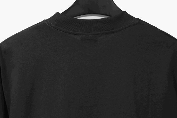 Balenciaga Blurred Coke Printed Short Sleeve Navy - Image 5