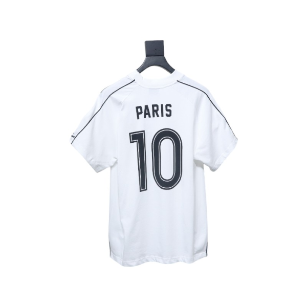 Balenciaga Lion Crest Soccer T-Shirt White - Image 3