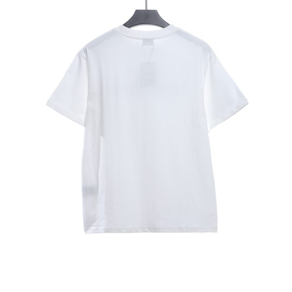 Balenciaga embroidered letters distressed short-sleeve white - Image 3