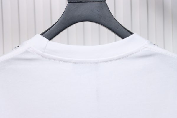 Balenciaga Hot Diamond Earphone Short Sleeve white - Image 8