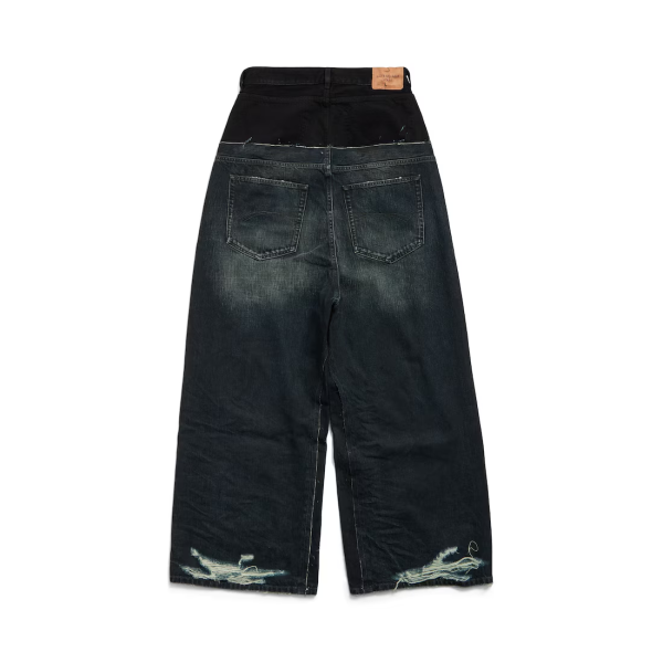 Balenciaga Layered Denim Jeans - Image 4