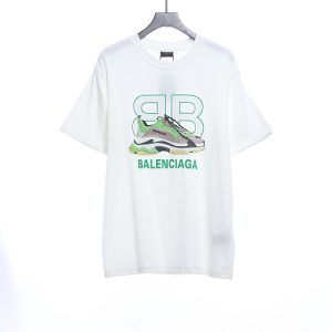 Balenciaga lettering short sleeve