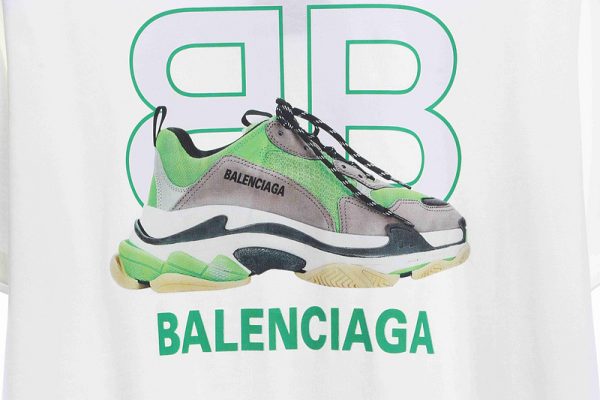 Balenciaga lettering short sleeve - Image 7