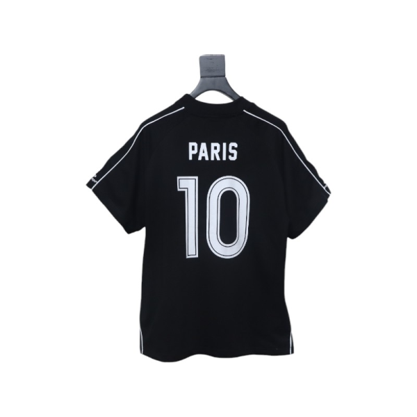 Balenciaga Lion Crest Soccer T-Shirt Black - Image 3