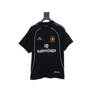 Balenciaga Lion Crest Soccer T-Shirt Black