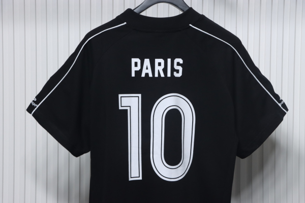Balenciaga Lion Crest Soccer T-Shirt Black - Image 7