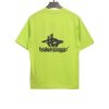 Balenciaga Overlapping LOGO Short Sleeve Green