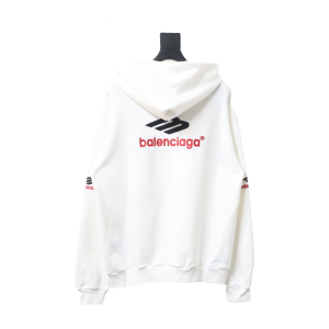 Balenciaga Red Double M Hoodie