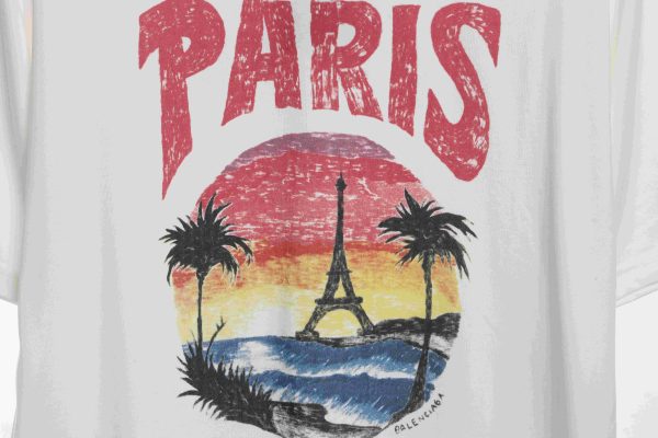 Balenciaga Sunset Beach Tower Short Sleeve White - Image 11