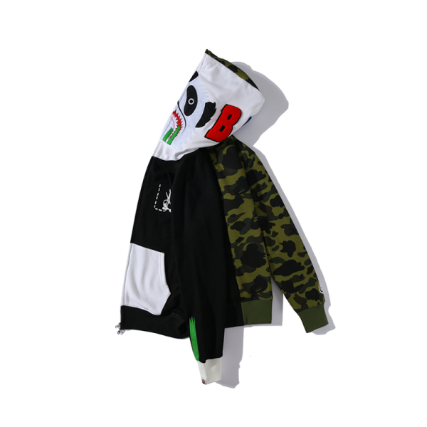 BAPE and panda head patchwork hoodie - Image 4