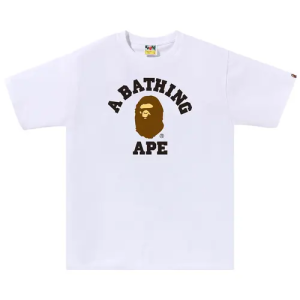 BAPE College Tee White