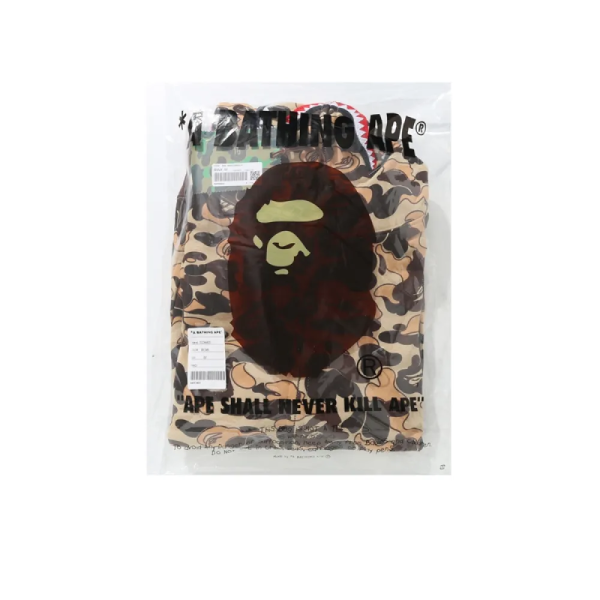 BAPE Cookie Camo 2 Shark Full Zip Hoodie Brown - Image 6