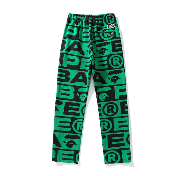 BAPE FW23 full-print letter series shark loose version trousers and sweatpants - Image 7