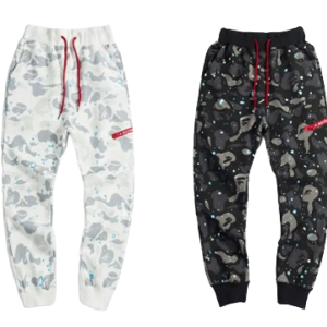 BAPE luminous starry sky trousers