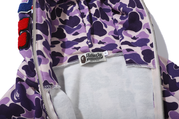 BAPE Purple Camouflage Hooded Hoodie - Image 6