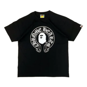 BAPE x Chrome Hearts Baby Milo T-shirt Black