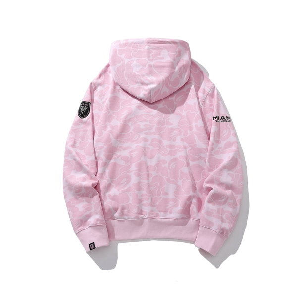 BAPE x Inter Miami CF Camo Pullover Hoodie Pink - Image 8