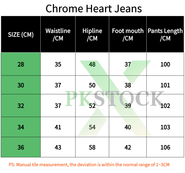 Chrome Heart Cross Stitched Lather Jeans - Image 3
