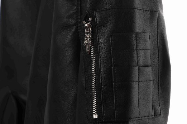Chrome Hearts Black Silver Dagger Leather Jacket - Image 12
