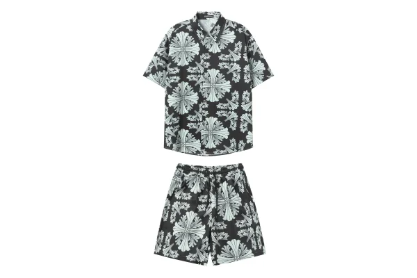Chrome Hearts Cross Silk Shirt