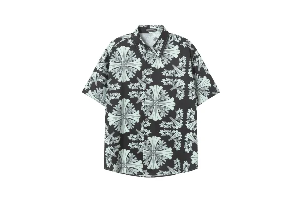 Chrome Hearts Cross Silk Shirt - Image 3