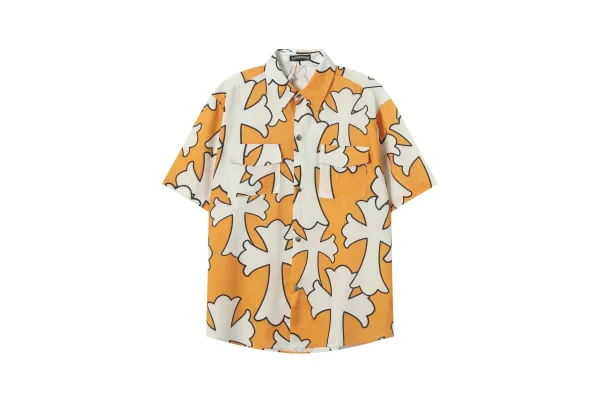 Chrome Hearts Cross Silk Shirt - Image 3