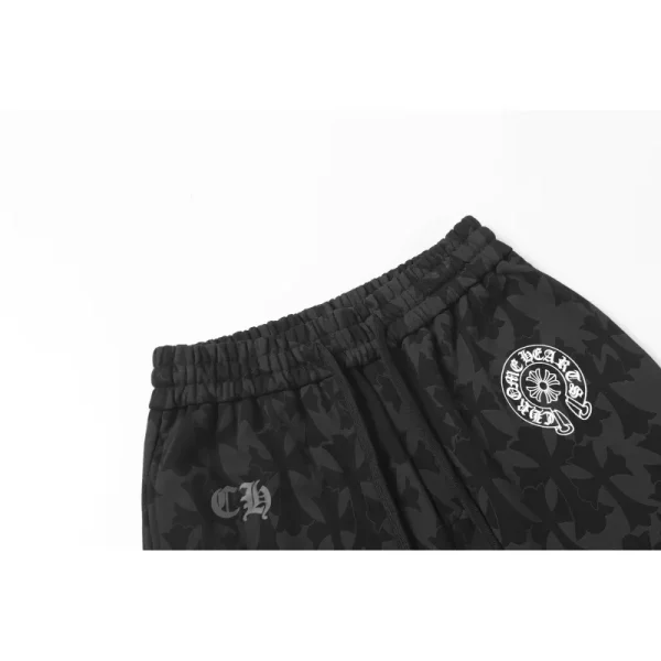 Chrome Hearts Cross Sweatshorts #2290 Black - Image 4
