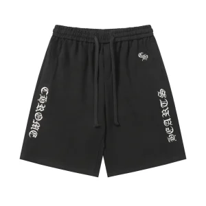 Chrome Hearts Embroidered SweatShorts #2287 Black