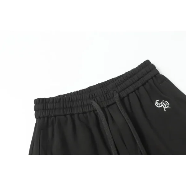 Chrome Hearts Embroidered SweatShorts #2287 Black - Image 4