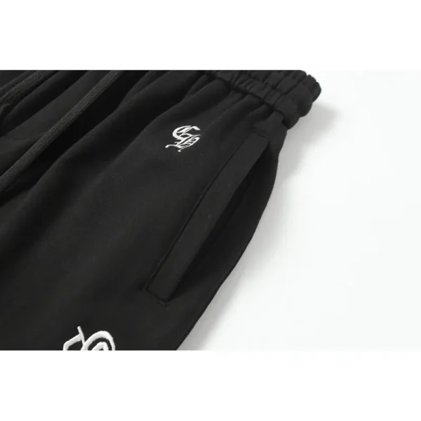 Chrome Hearts Embroidered SweatShorts #2287 Black - Image 8