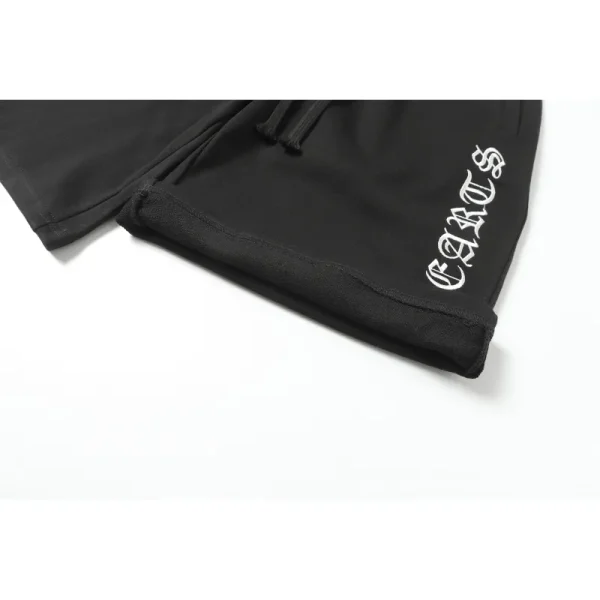 Chrome Hearts Embroidered SweatShorts #2287 Black - Image 10