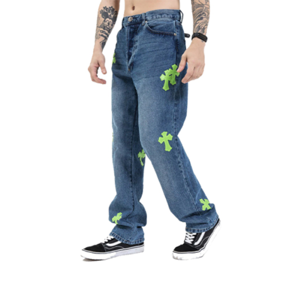 Chrome Hearts Firmranch Applique Cross Pants - Image 2