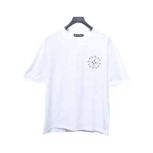 Chrome Hearts Hot diamond logo glitter short sleeves