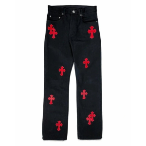 Chrome Hearts Levi’s Red Cross Patch Jeans – Black