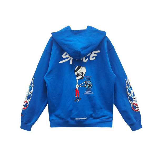 Chrome Hearts Matty Boy Space Hoodie Blue - Image 2