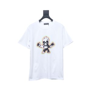 Chrome Hearts Skull graffiti crew neck short sleeves