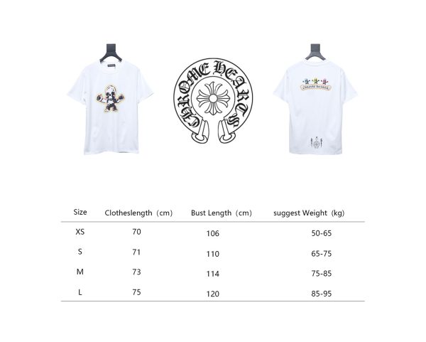 Chrome Hearts White Colorful Sanskrit Sword T-shirt - Image 2