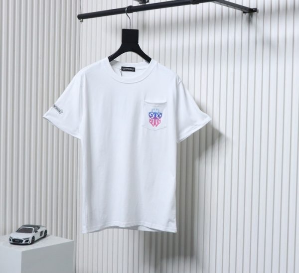 Chrome Hearts White Colorful Sanskrit Sword T-shirt - Image 3
