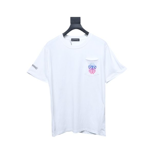 Chrome Hearts White Colorful Sanskrit Sword T-shirt