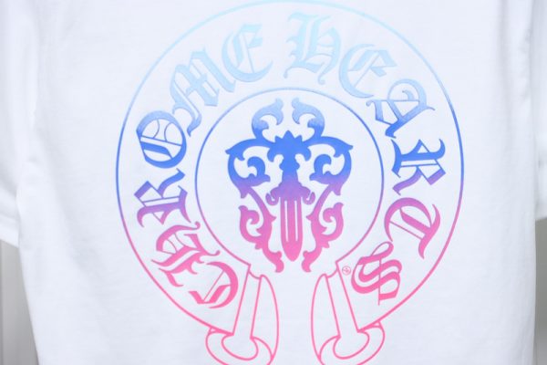 Chrome Hearts White Colorful Sanskrit Sword T-shirt - Image 5