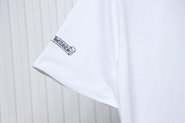 Chrome Hearts White Colorful Sanskrit Sword T-shirt - Image 6