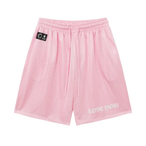 Chrome Hearts x Matty Boy "Team" Mesh Warm Up Jersey Shorts #9996-2 Blue/Green/Pink/Red - Image 3