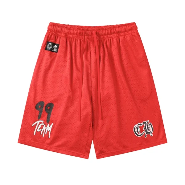 Chrome Hearts x Matty Boy "Team" Mesh Warm Up Jersey Shorts #9996-2 Blue/Green/Pink/Red - Image 4