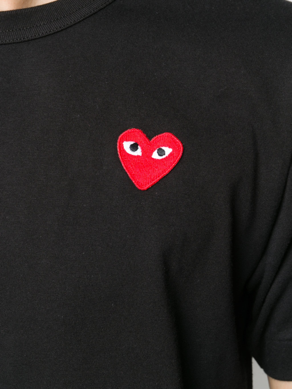 COMME Des GARÇONS PLAY Black Heart T-Shirt - Image 3