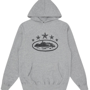 Corteiz 5 Starz Alcatraz Hoodie Grey