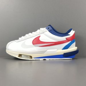 Sacai x Nike Cortez SP “White and University”