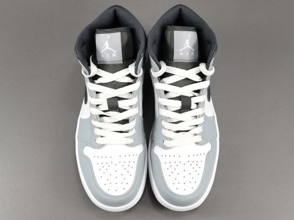 Air Jordan 1 Mid ＂Light Smoke Grey ＂ - Image 3