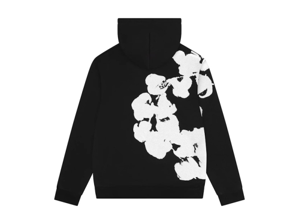 Denim Tears Big Cotton Wreath Sweatshirt Black - Image 2
