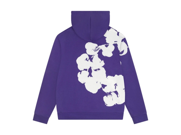 Denim Tears Big Cotton Wreath Sweatshirt Purple - Image 2